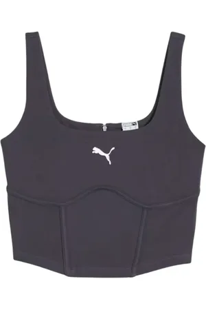 PUMA Dames, Tops, Grijs, Maat: S