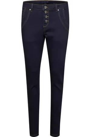 Cream Dames, Jeans, Blauw, Maat: W26 Katoen