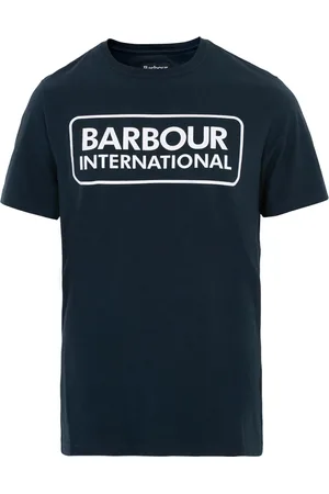 Barbour Heren, Tops, Blauw, Maat: S Katoen