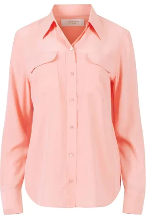 Equipment Dames, Blouses & Shirts, Roze, Maat: XL Zijde