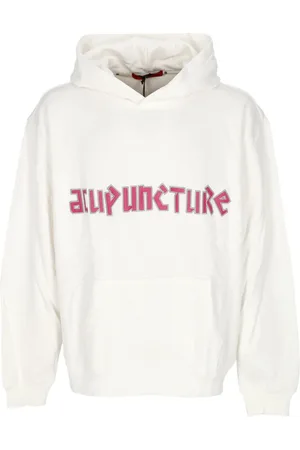 Acupuncture Heren, Sweatshirts & Hoodies, Wit, Maat: M Katoen