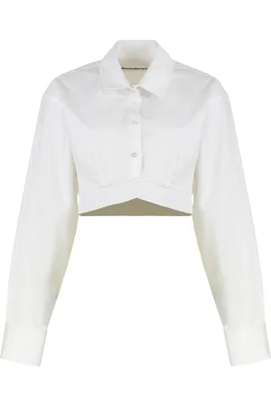 Alexander Wang Dames, Blouses & Shirts, Wit, Maat: XS Katoen
