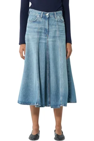 haikure Dames, Rokken, Blauw, Maat: W25 Denim