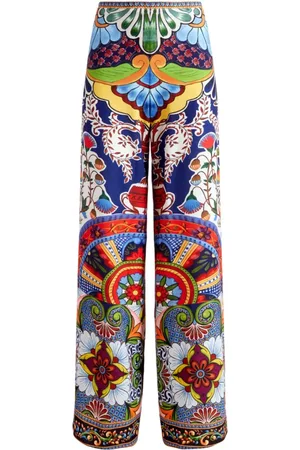 ALICE+OLIVIA Dames, Broeken, Veelkleurig, Maat: 2XS