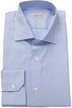 BAGUTTA Heren, Overhemden, Blauw, Maat: 2XL Katoen
