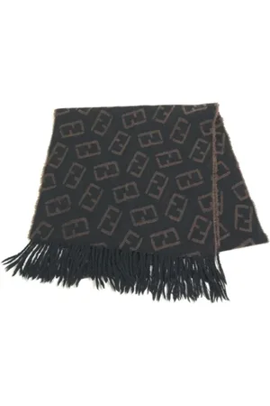 Fendi Unisex, Pre-owned, Zwart, Maat: ONE Size Wol