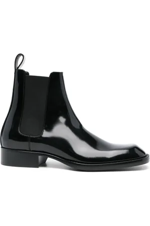 Saint Laurent Heren, Schoenen, Zwart, Maat: 45 EU Leer
