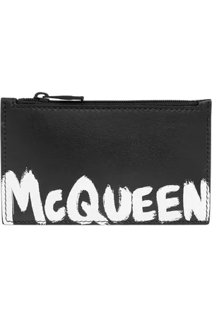 Alexander McQueen Heren, Accessoires, Zwart, Maat: ONE Size Leer
