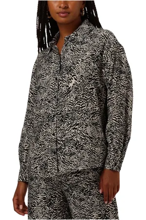 Moss Copenhagen Dames, Blouses & Shirts, Grijs, Maat: Xs/S