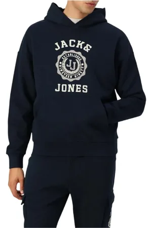JACK & JONES Heren, Sweatshirts & Hoodies, Blauw, Maat: L