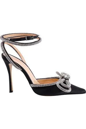 Mach & Mach Dames, Schoenen, Zwart, Maat: 40 EU Satijn
