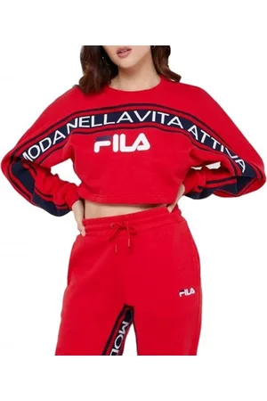 Fila Dames, Sweatshirts & Hoodies, Rood, Maat: XS