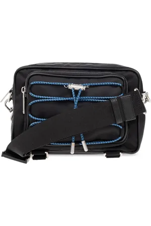 OFF-WHITE Heren, Tassen, Zwart, Maat: ONE Size Katoen