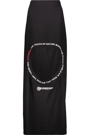 Burberry Dames, Rokken, Zwart, Maat: S Katoen