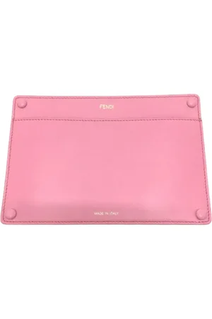Fendi Dames, Pre-owned, Roze, Maat: ONE Size Leer