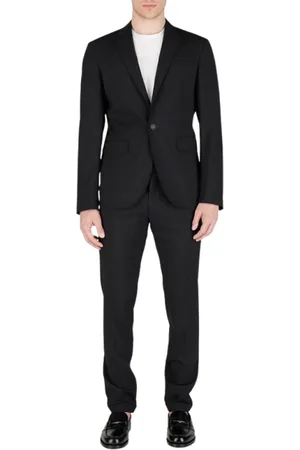 Dsquared2 Heren, Pakken, Zwart, Maat: M Wol