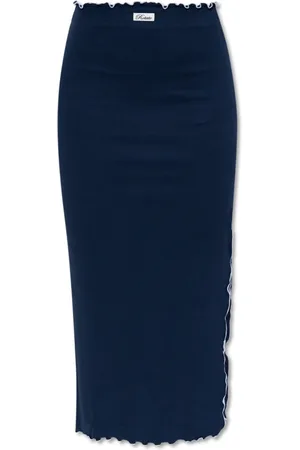 ROTATE Dames, Rokken, Blauw, Maat: M Katoen
