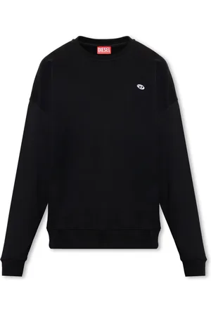 Diesel Heren, Sweatshirts & Hoodies, Zwart, Maat: XL Katoen