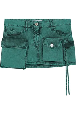 The Attico Dames, Rokken, Groen, Maat: 2XS Poliester