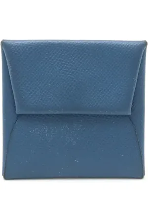 Hermès Dames, Pre-owned, Blauw, Maat: ONE Size Leer