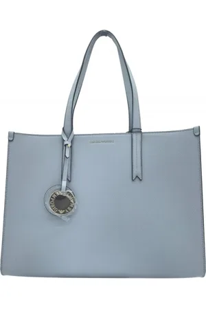 Emporio Armani Dames, Tassen, Grijs, Maat: ONE Size Leer