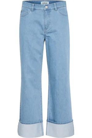 Soaked in Luxury Dames, Jeans, Blauw, Maat: 2XL Denim