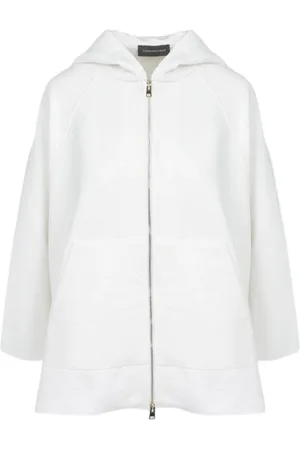 LORENA ANTONIAZZI Dames, Sweatshirts & Hoodies, Wit, Maat: S