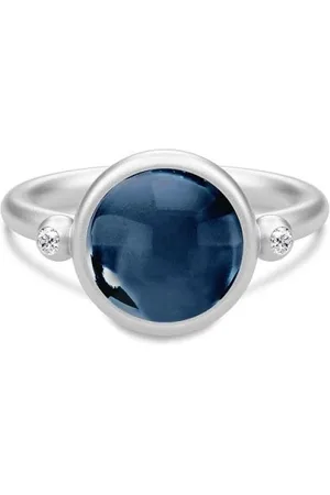 Julie Sandlau Dames, Accessoires, Blauw, Maat: 54 MM Satijn
