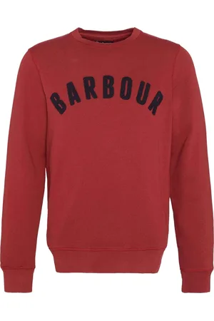 Barbour Heren, Sweatshirts & Hoodies, Rood, Maat: S Katoen