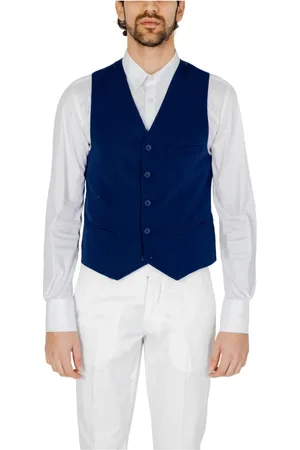 Only & Sons Heren, Pakken, Blauw, Maat: M Viscose