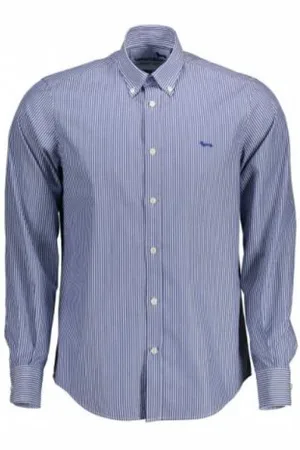 HARMONT&BLAINE Heren, Overhemden, Blauw, Maat: 3XL Katoen