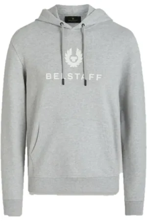 Belstaff Heren, Sweatshirts & Hoodies, Grijs, Maat: 2XL Katoen