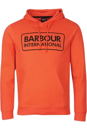 Barbour Heren, Sweatshirts & Hoodies, Oranje, Maat: M Katoen