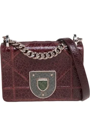 Dior Dames, Pre-owned, Rood, Maat: ONE Size Leer