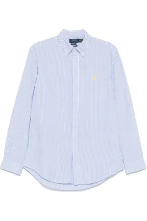 Ralph Lauren Heren, Overhemden, Blauw, Maat: L