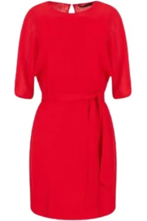 Armani Exchange Dames, Jurken, Rood, Maat: XS Poliester