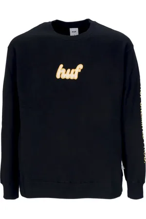 Huf Heren, Sweatshirts & Hoodies, Zwart, Maat: M Katoen