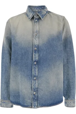 AMIRI Heren, Overhemden, Blauw, Maat: XL Katoen