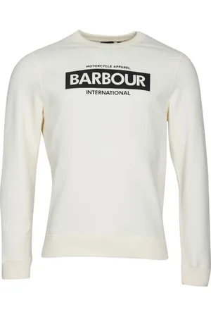 Barbour Heren, Tops, Wit, Maat: M Leer