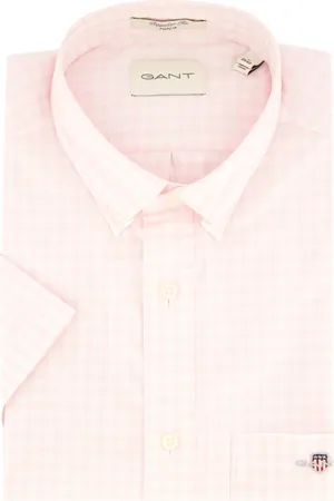 GANT Heren, Overhemden, Roze, Maat: 2XL Katoen