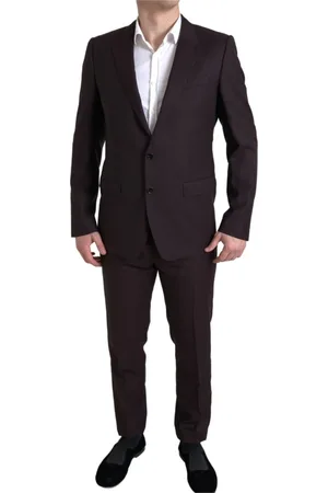 Dolce & Gabbana Heren, Pakken, Bruin, Maat: XL Zijde