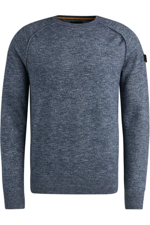 PME Legend™ Heren, Truien, Blauw, Maat: 3XL Katoen