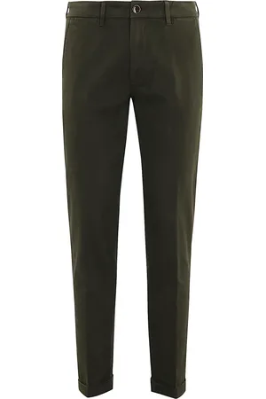 RE-HASH Heren, Broeken, Groen, Maat: W32 Gabardine
