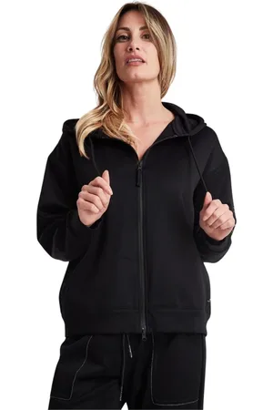 Masons Dames, Sweatshirts & Hoodies, Zwart, Maat: M