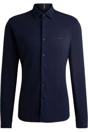 HUGO BOSS Heren, Overhemden, Blauw, Maat: XL
