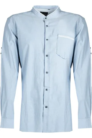 Antony Morato Heren, Overhemden, Blauw, Maat: 2XL Leer