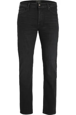 JACK & JONES Heren, Jeans, Zwart, Maat: W30 L32 Katoen