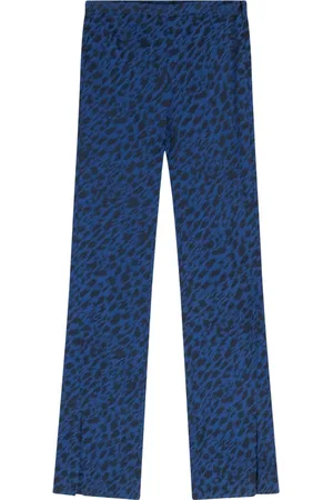 Alix the label Dames, Broeken, Blauw, Maat: S Katoen