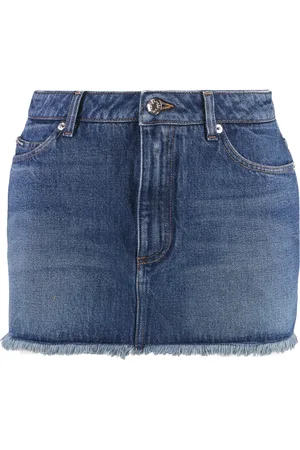 Dolce & Gabbana Dames, Rokken, Blauw, Maat: S Denim