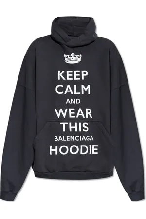 Balenciaga Dames, Sweatshirts & Hoodies, Zwart, Maat: S Katoen